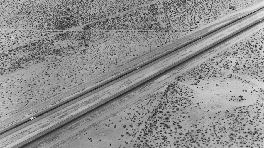 Arizona Memory Project, Aerial view of Interstate Highway 10 in Maricopa County, 1963. (https://azmemory.azlibrary.gov/)